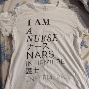 FIGS "I am a nurse" tshirt